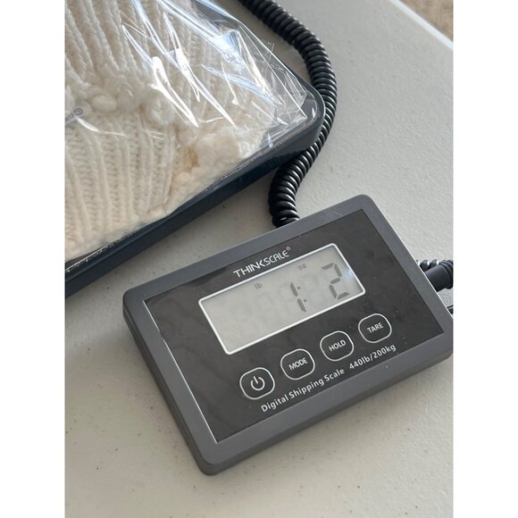 Vintage 80s Cable Knit Pullover Sweater Womens Medium White Grannycore Coquette - Picture 6 of 6